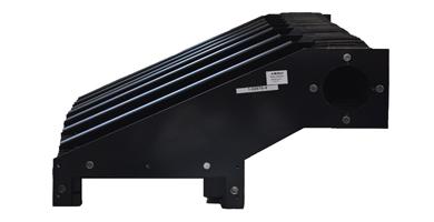 X RAIL AXIS COMBO BELLOWS LMAX=4890 with ALUMINIUM SECTORS