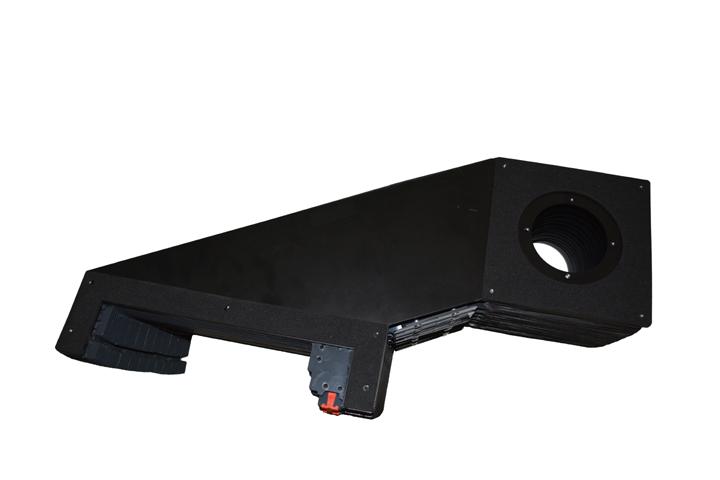 X AXIS COMBO BELLOWS LMAX=4890 with ALUMINIUM SECTORS