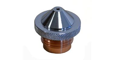 CHROMED CYLINDRICAL NOZZLE Ø 0.8